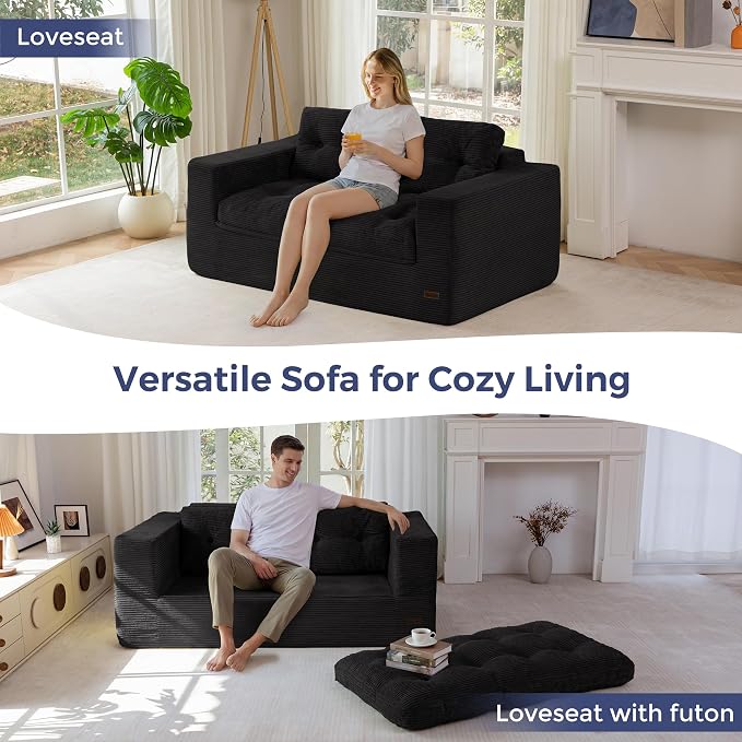 MAXYOYO 63" Loveseat Sofa Couch - Image 3