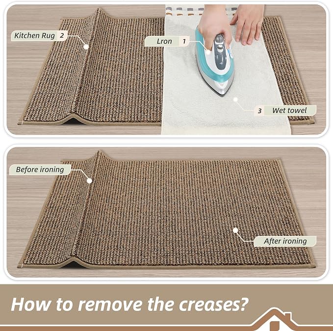 BEQHAUSE Kitchen Rugs 20"x32", Non-Slip Kitchen Mats - Image 9