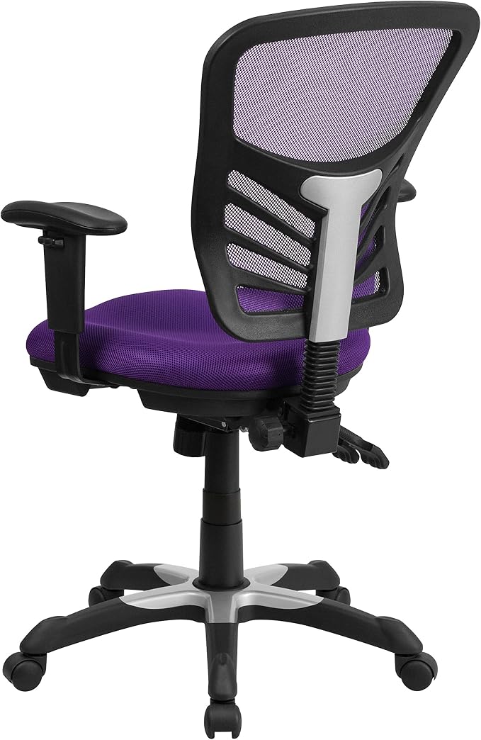 Flash Furniture Nicholas Mid-Back Swivel Office and Gaming Chair, Ergonomic - Image 5