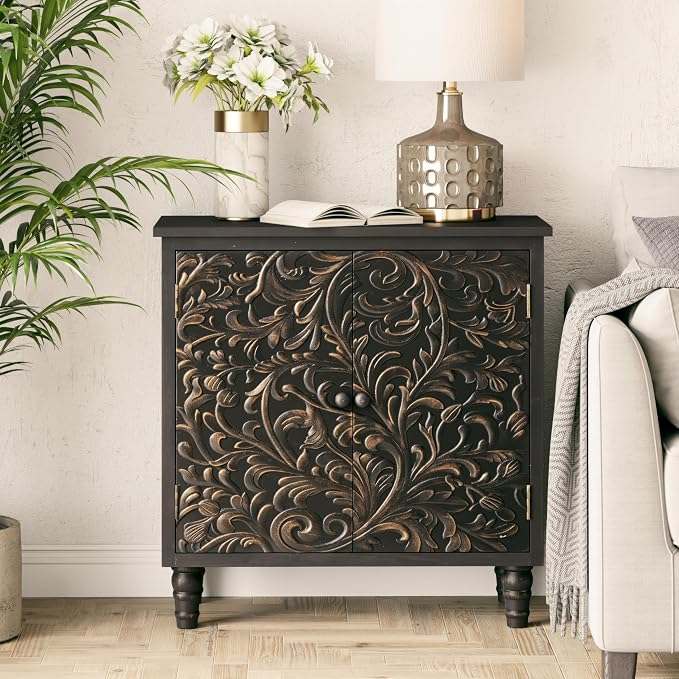 2 Door Farmhouse Storage Cabinet X 2P - Image 2