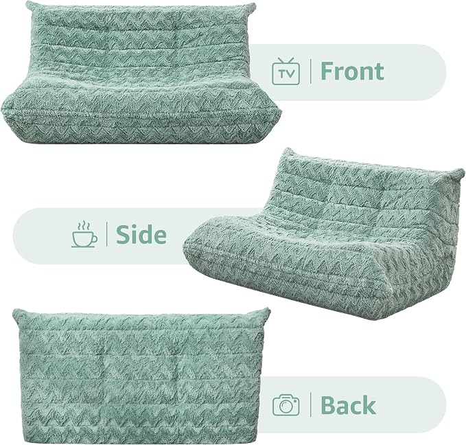 Bean Bag Chairs for Adults Giant Bean Bag Chair Memory Foam BeanBag Chair Bean - Image 8