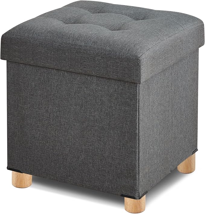 BRIAN & DANY Ottoman with Storage, Square Storage Ottoman by BRIANDANY