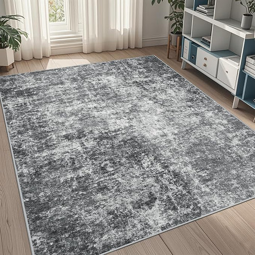 5x8 Area Rugs for Living Room Rug Washable: Abstract Rug for Dining Room by Aelenmu