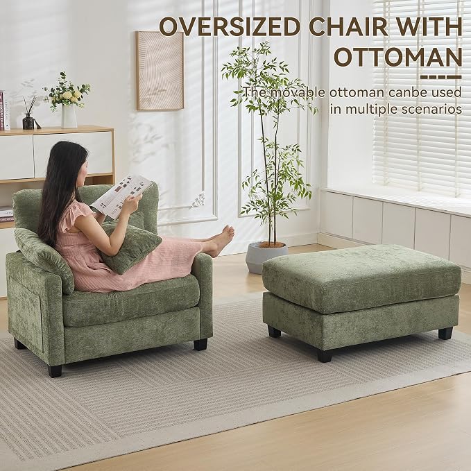 WUTUTUEE 57.5" Oversized Chaise Lounge - Image 7