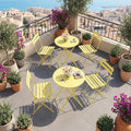 GarveeLife 3 Piece Outdoor Bistro Set, Metal Patio Furniture Set by GarveeLife