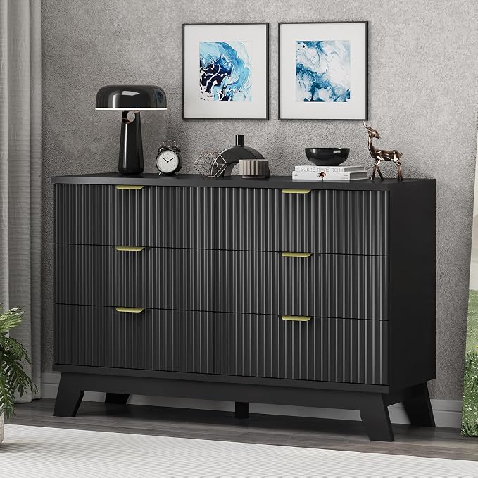 Xixini Fluted Dresser for Bedroom - Image 4