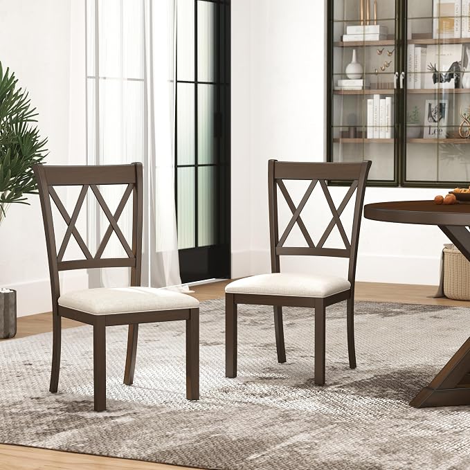 Roundhill Furniture Windvale Fabric Upholstered Dining Chair by RoundhillFurniture