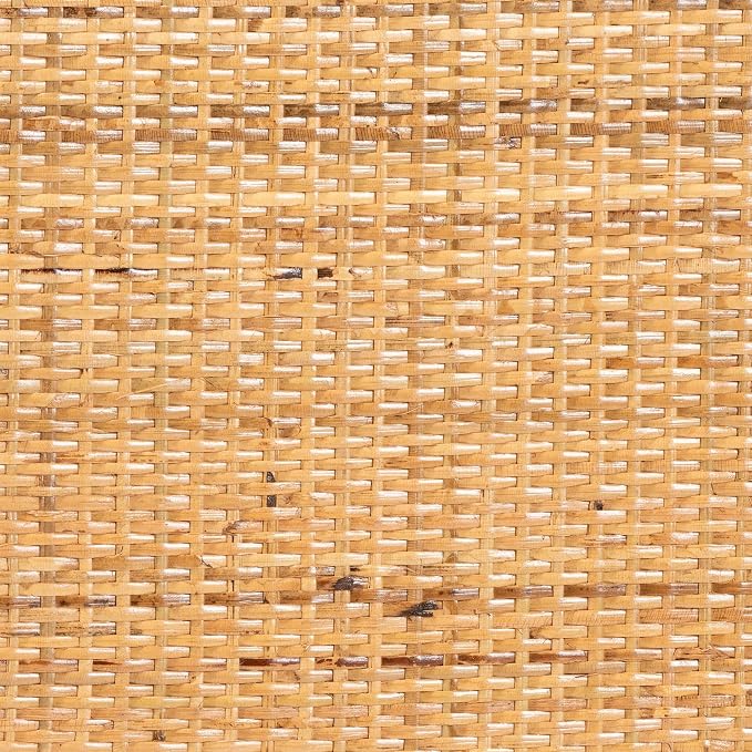 Bali & pari Curacao Modern Bohemian Light Honey Rattan 2-Drawer Bookcase - Image 9