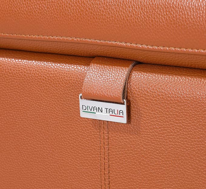Blackjack Furniture Weston Collection Italian Leather Living Room Chair - Image 6