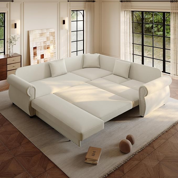 88.2" Sectional Sleeper Sofa - Image 2