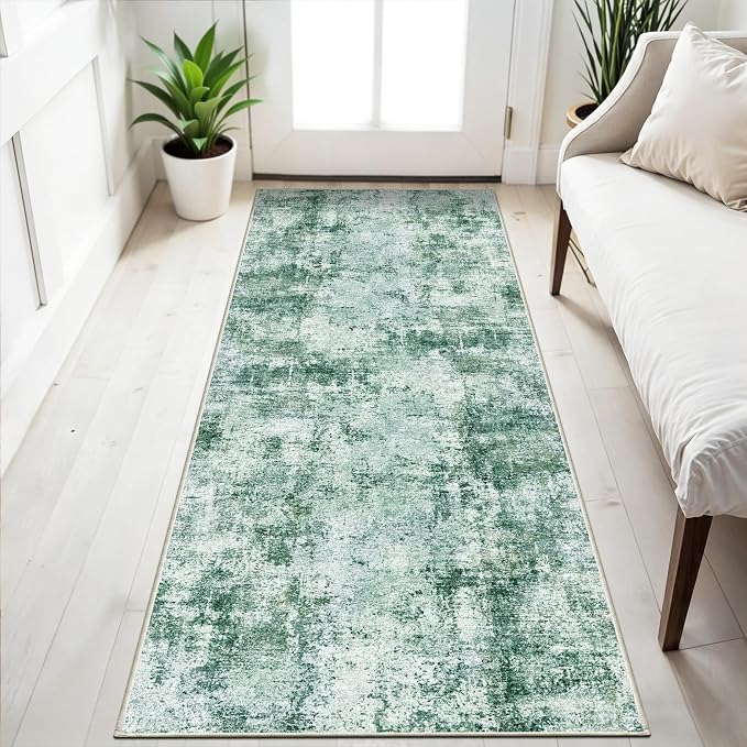2x5 Washable Runner Rug for Hallway: Non Slip Entryway Runners Rugs by WIEVEDENS