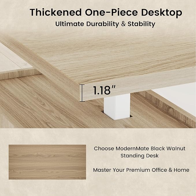ModernMate Furniture Set, 70.8'' Executive Standing Desk - Image 6