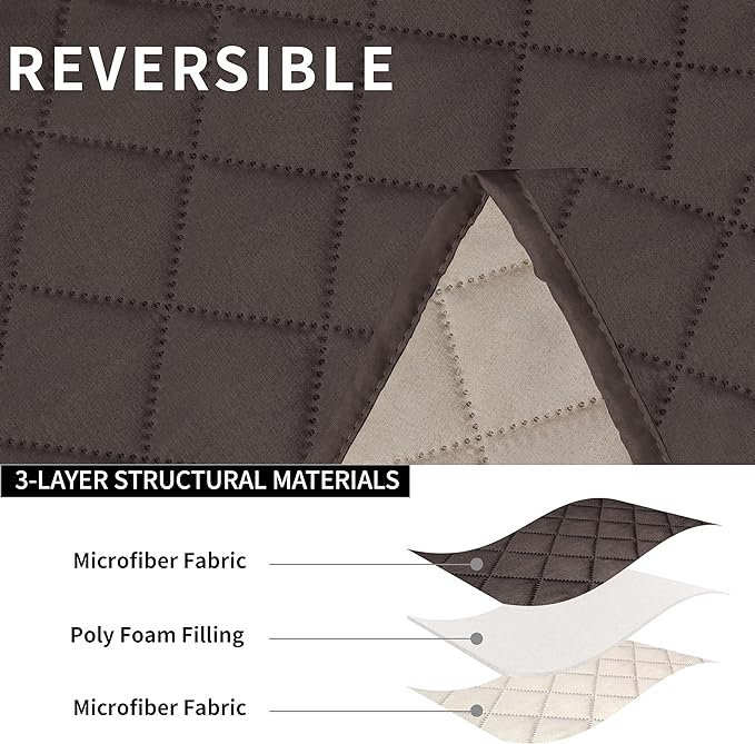 Easy-Going Recliner Sofa Cover, Reversible Couch Cover - Image 5