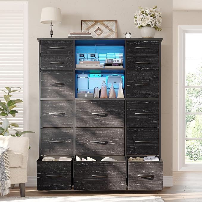 EnHomee 51" H Dresser with 15 Drawers Dresser - Image 2