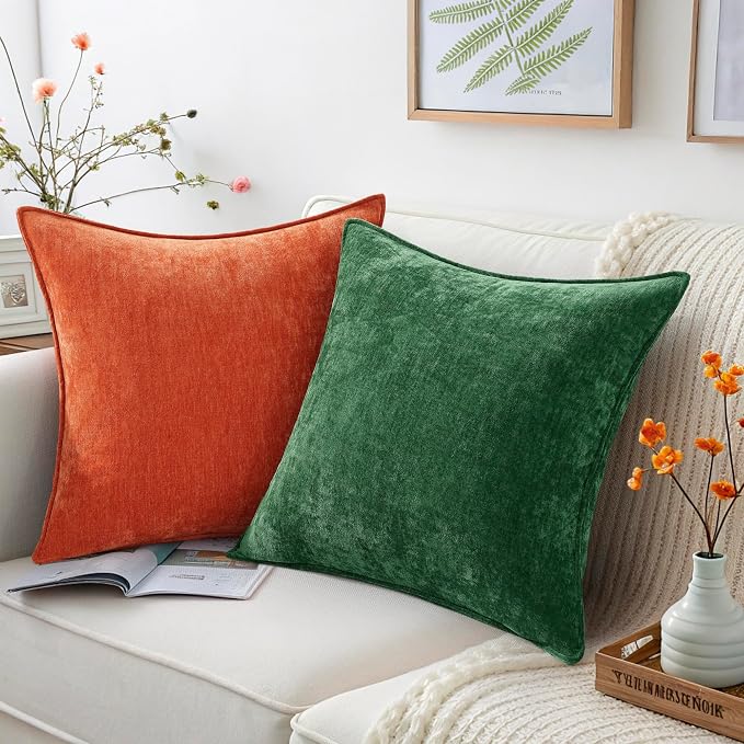 decorUhome Summer Couch Throw Pillow Covers 18x18 Set of 2, Decorative Soft - Image 8