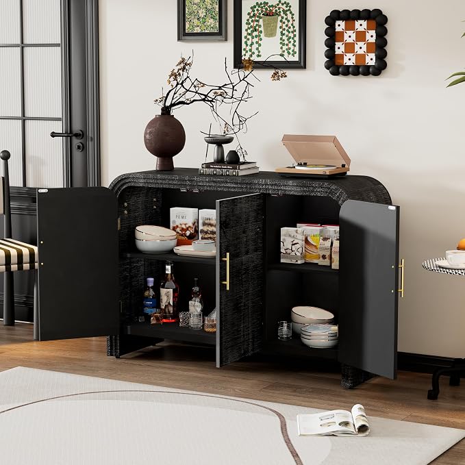 Retro Minimalist Curved Sideboard - Image 2