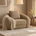 SICOTAS 49.9" Curved Convertible Sofa Couch Bed by SICOTAS