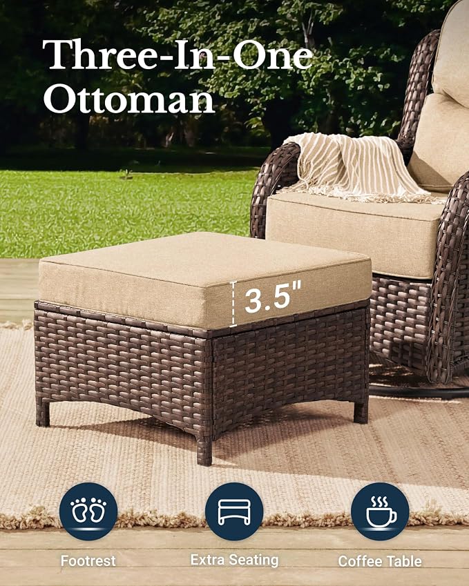 HILLGA Luxury High Back Patio Furniture Set - Image 7