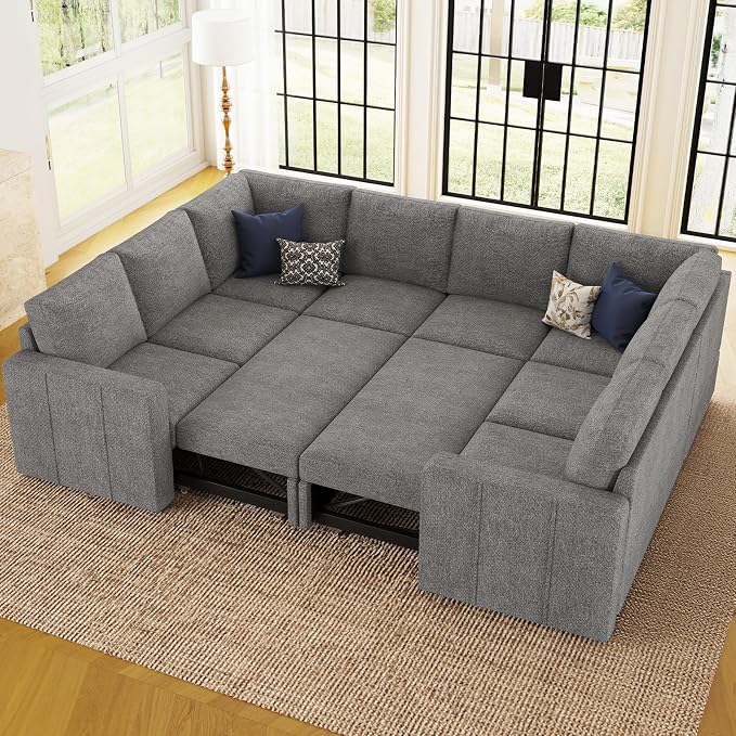 Belffin Modular Sectional Sleeper Sofa Bed by Belffin