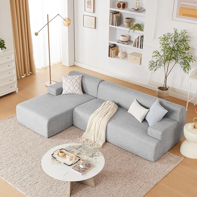 Weture 107" Modular Sectional Cloud Couch, Boneless couches Sponge sectionals - Image 8