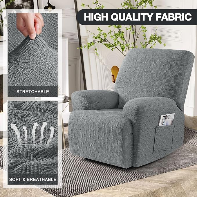 Timeles Recliner Covers Extra Wide Recliner Chair Cover Reclining Sofa - Image 2