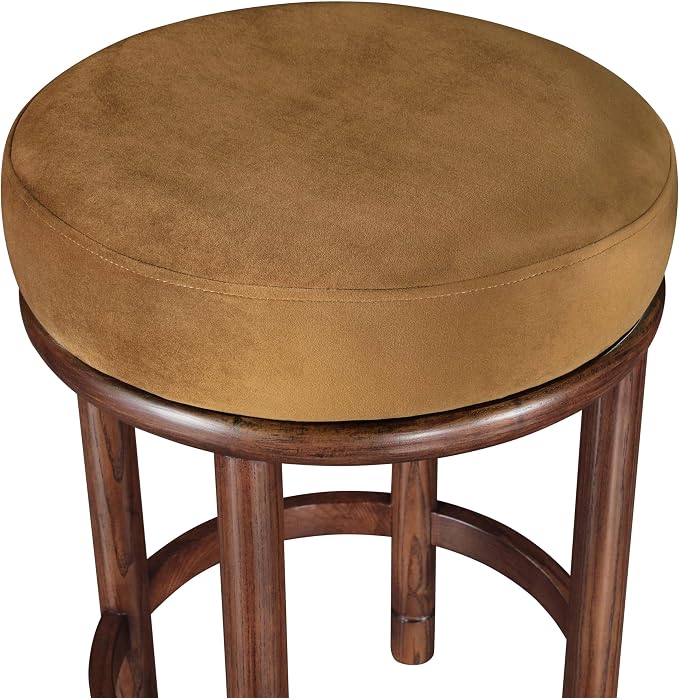 Meridian Furniture 978Saddle-C Monette Collection Art Deco Counter Stool - Image 5
