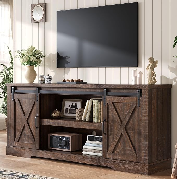 AMERLIFE 66" Farmhouse TV Stand by AMERLIFE