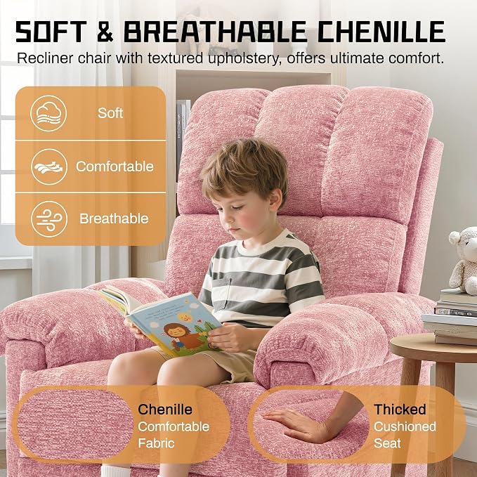 Korser Recliner Chair, Swivel Rocker Recliner Chair - Image 7