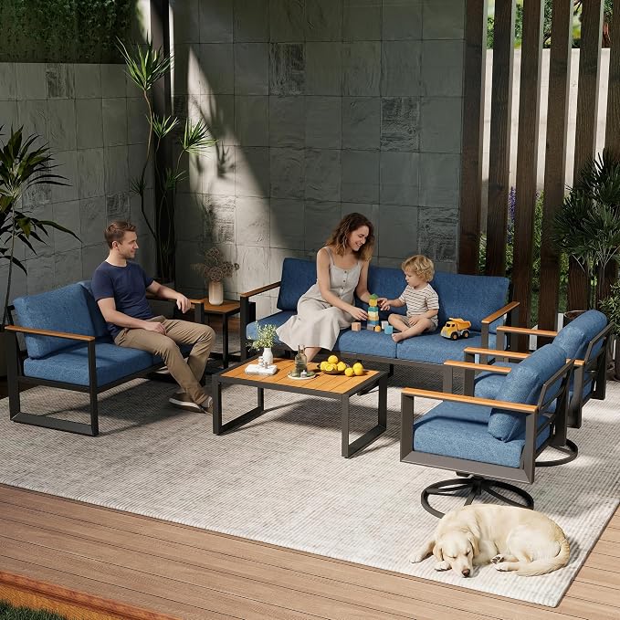 Aluminum Patio Furniture Set - Image 2