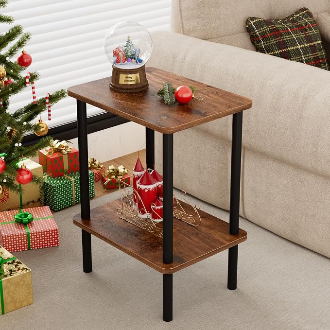 Apicizon 2 Tier End Table, Small Side Table - Image 2