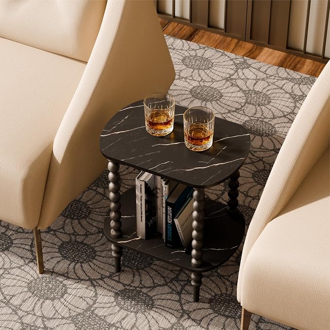 2-Tier Side Table, Small End Table - Image 6