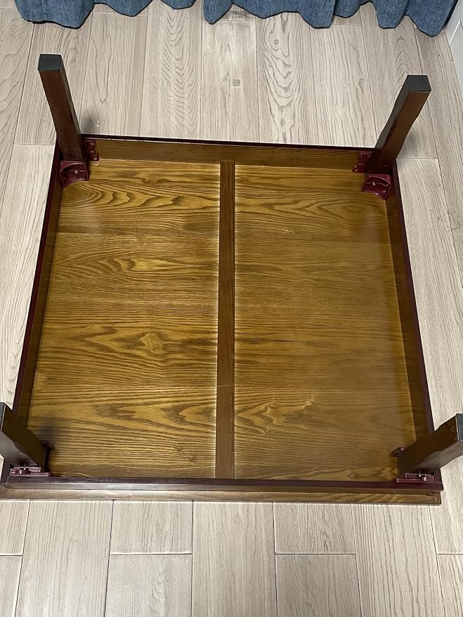 DAMEDAI Square 80X80cm Korean Floor Table Folding Legs Luxury Antique Home - Image 8
