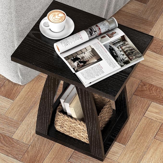 FROMJBEST End Tables Living Room, Side Table Beside Sofa, Nightstand - Image 5