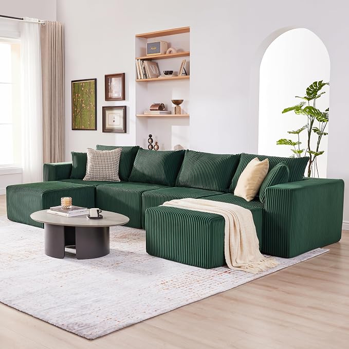 Weture 135.4" Cloud Couch Sectional, Modular Sectional Sofa - Image 6