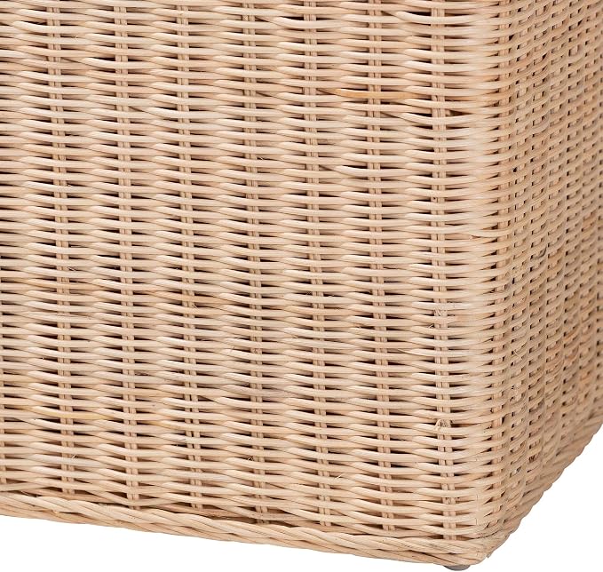 Bali & pari Damita Scallop Natural Rattan Chest - Image 8