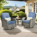 ovios 3-Piece Patio Furniture Set, Outdoor Wicker Sofa by OVIOS
