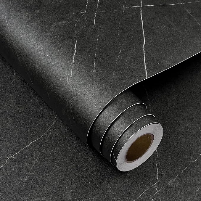 FunStick Black Marble Contact Paper - Image 7