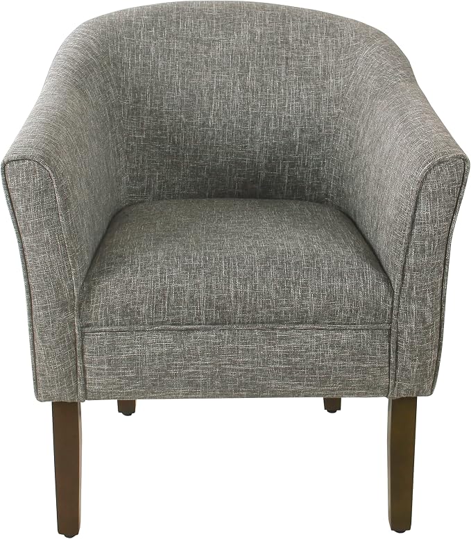 HomePop Modern Barrel Accent Chair - Image 5