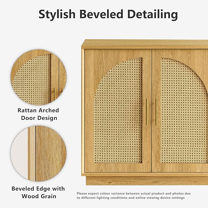 FORTUNETEC Sideboard Buffet Cabinet - Image 3