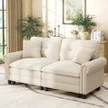 HERA'S HOUSE 73.2" Mid-Century Modern Loveseat, Oversized Sectional Couch by HERASHOUSE