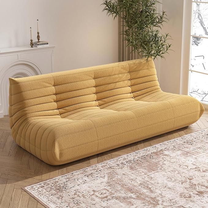 YVDNHP Big Bean Bag Chairs for Adults, 3 Seater Large Bean Bag Chair Sofa - Image 3