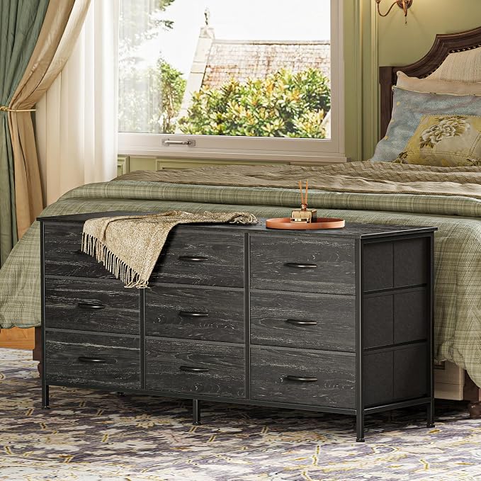 Huuger 9 Drawer Dresser, 47 Inch TV Stand - Image 4
