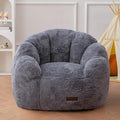 MAXYOYO Kids Bean Bag Chair, Floral Shaped Bean Bag Sofa, Plush Faux Fur by MAXYOYO