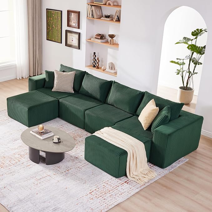 Weture 135.4" Cloud Couch Sectional, Modular Sectional Sofa - Image 4