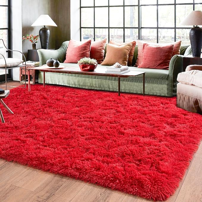 Rugs for Living Room 8x10, Soft Shaggy Modern Shag Area Rug for Bedroom - Image 7