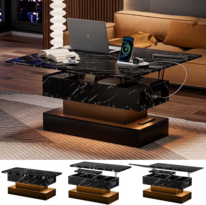 SYESWAY 39.4" Lift Top Coffee Table by SYESWAYFurniture