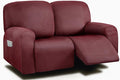 ULTICOR Reclining Loveseat Slipcover, 6-Piece Yarn Dyed Loveseat Reclining Sofa by ULTICOR