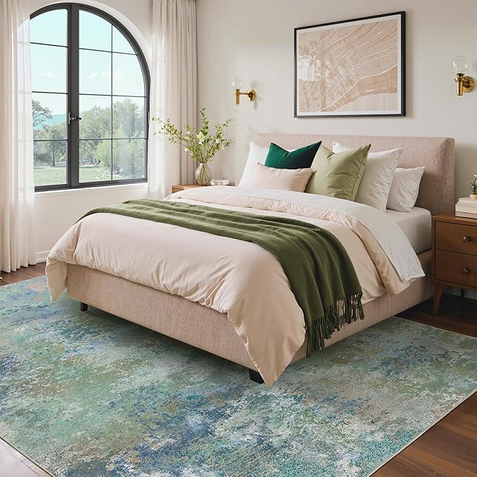 Area Rugs 8x10 for Living Room Bedroom, Modern Abstract Machine Washable Rug - Image 5