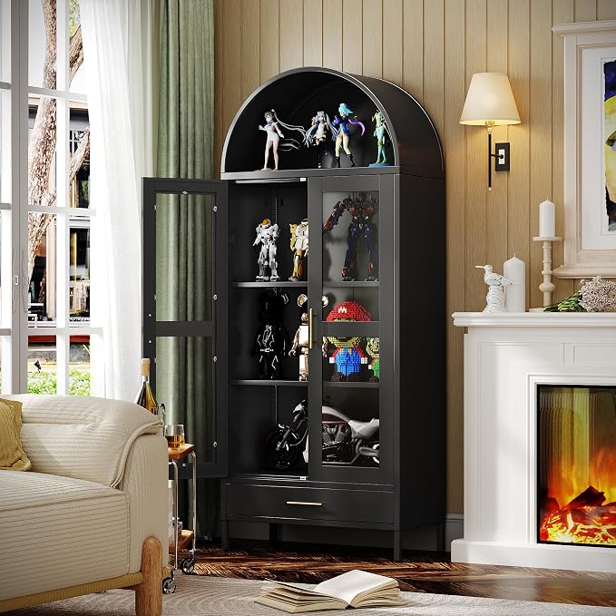 VEXPOR 73" Tall Arched Display Cabinet by VEXPOR