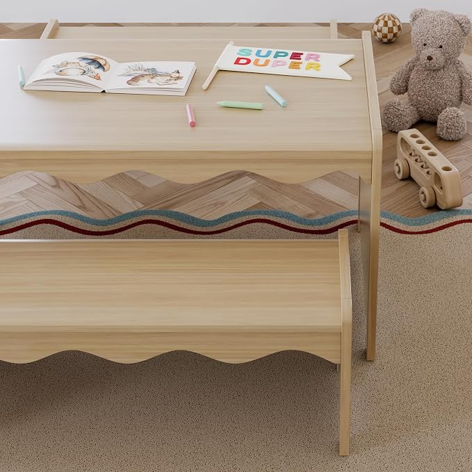 Storkcraft Casablanca Montessori Indoor Kids Table & Bench Set – Premium Kids - Image 2